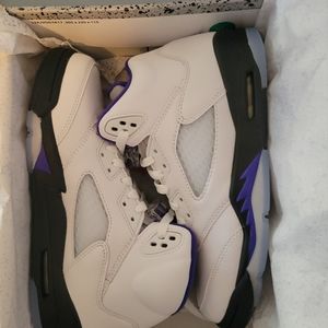 Jordan Retro 5 Dark Concord 7Y